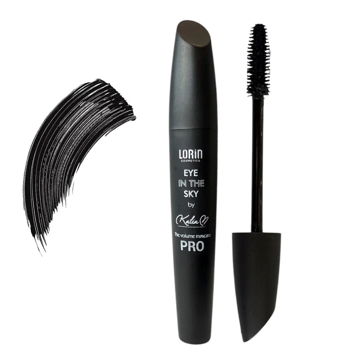 Φωτογραφία προϊόντος: Lorin “Eye In The Sky” PRO Mascara by Katia | Μάσκαρα μαύρη με βουρτσάκι σιλικόνης