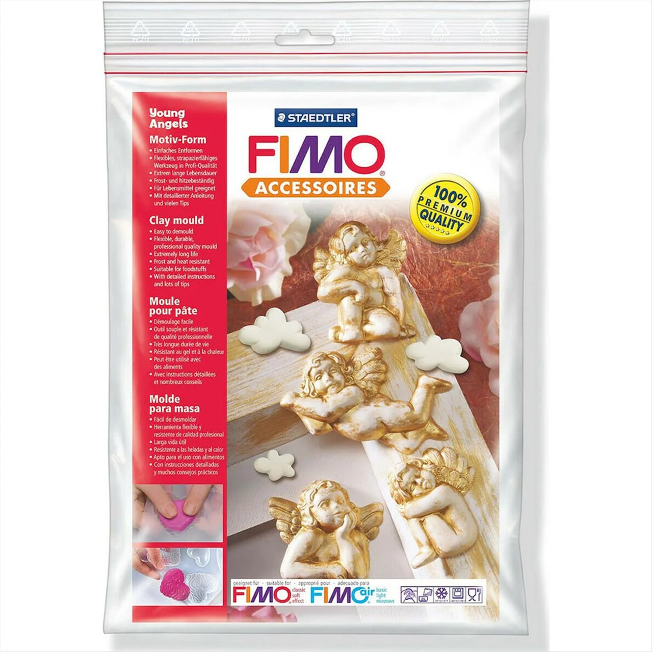 Φωτογραφία προϊόντος: Staedtler Καλούπι Fimo Push Mould Young Angels - 8742-27