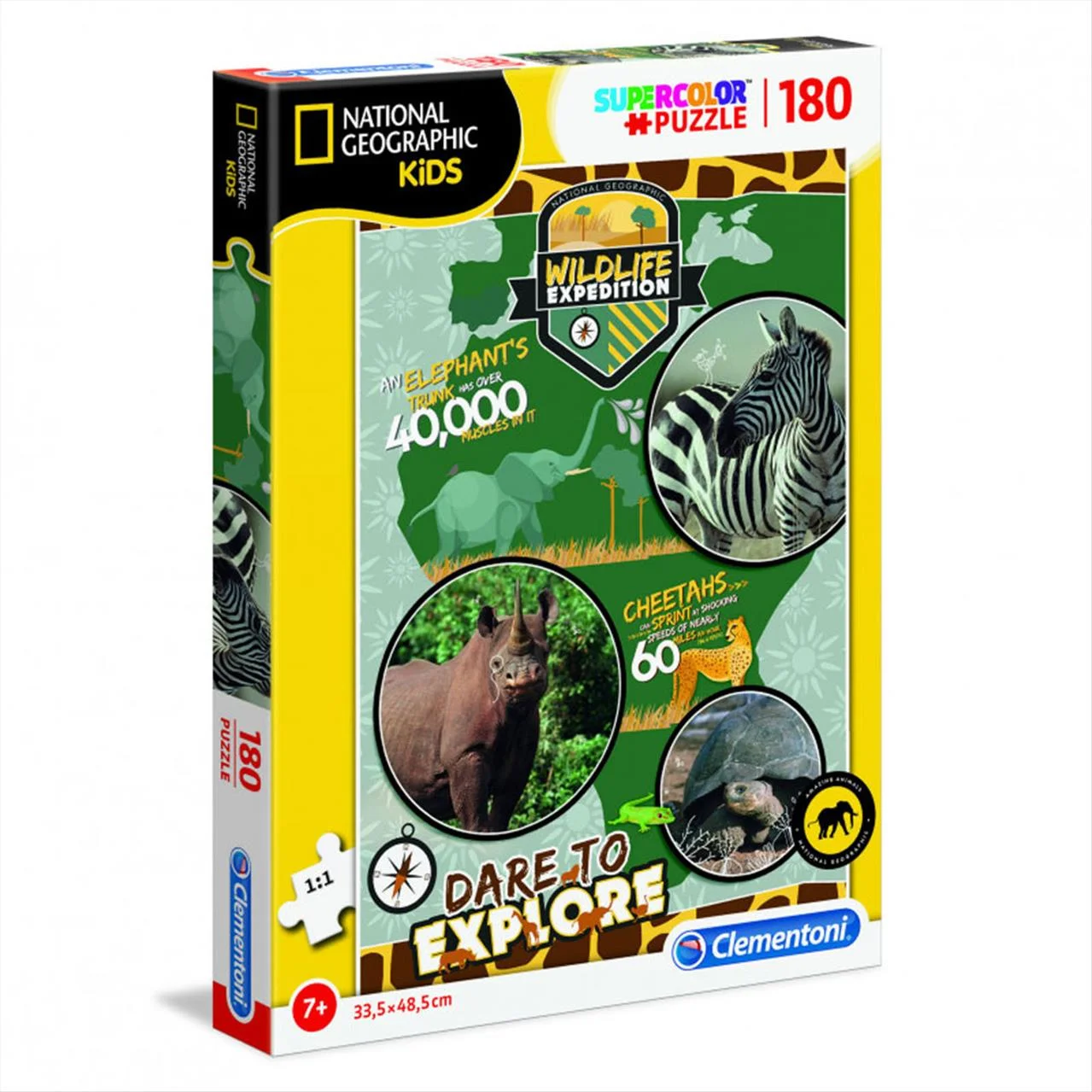 Φωτογραφία προϊόντος: AS Company AS Clementoni - Puzzle Wildlife Explorer 180pcs - 1210-29207