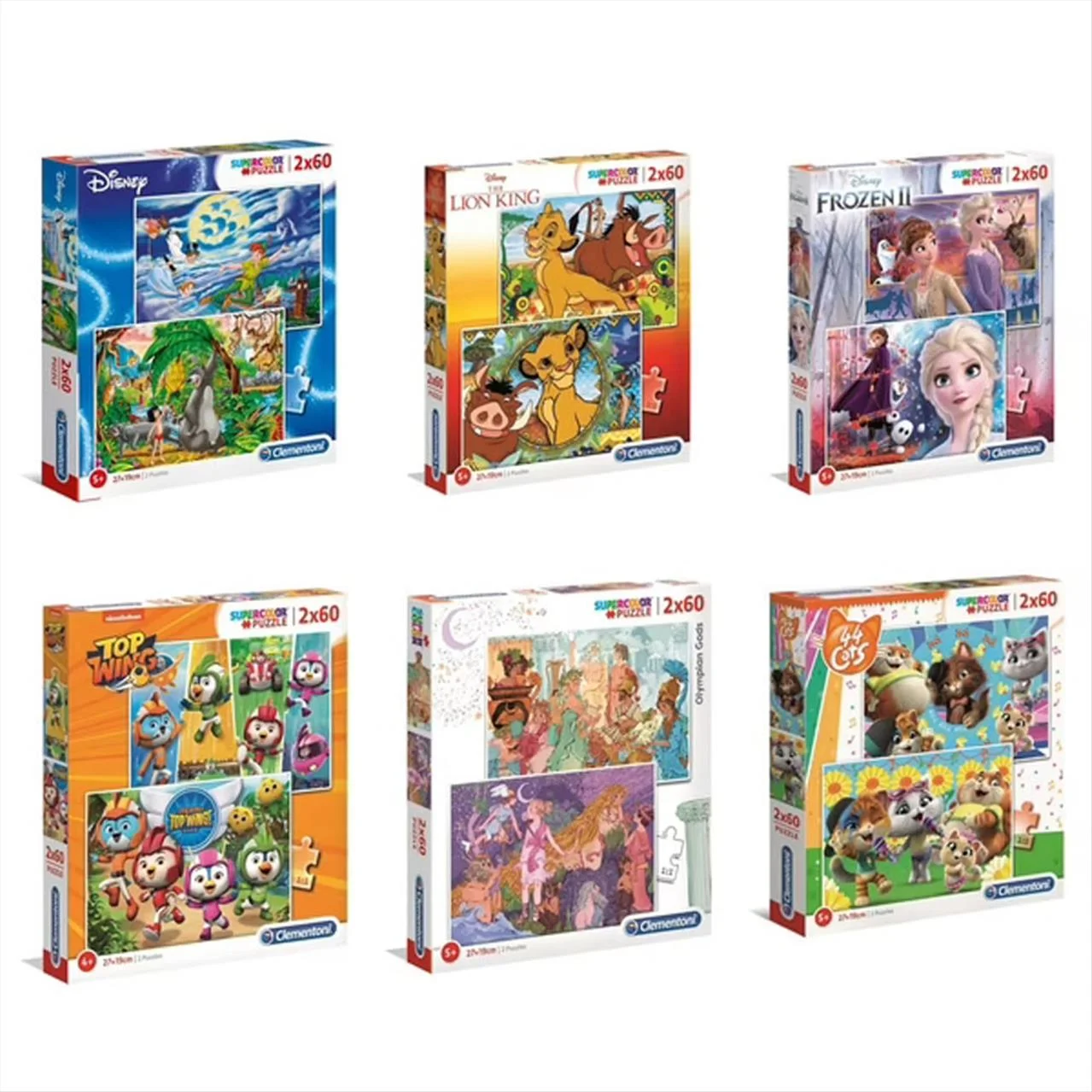 Φωτογραφία προϊόντος: AS Company Clementoni Puzzle Heroes 2x60pcs - 1200-87443