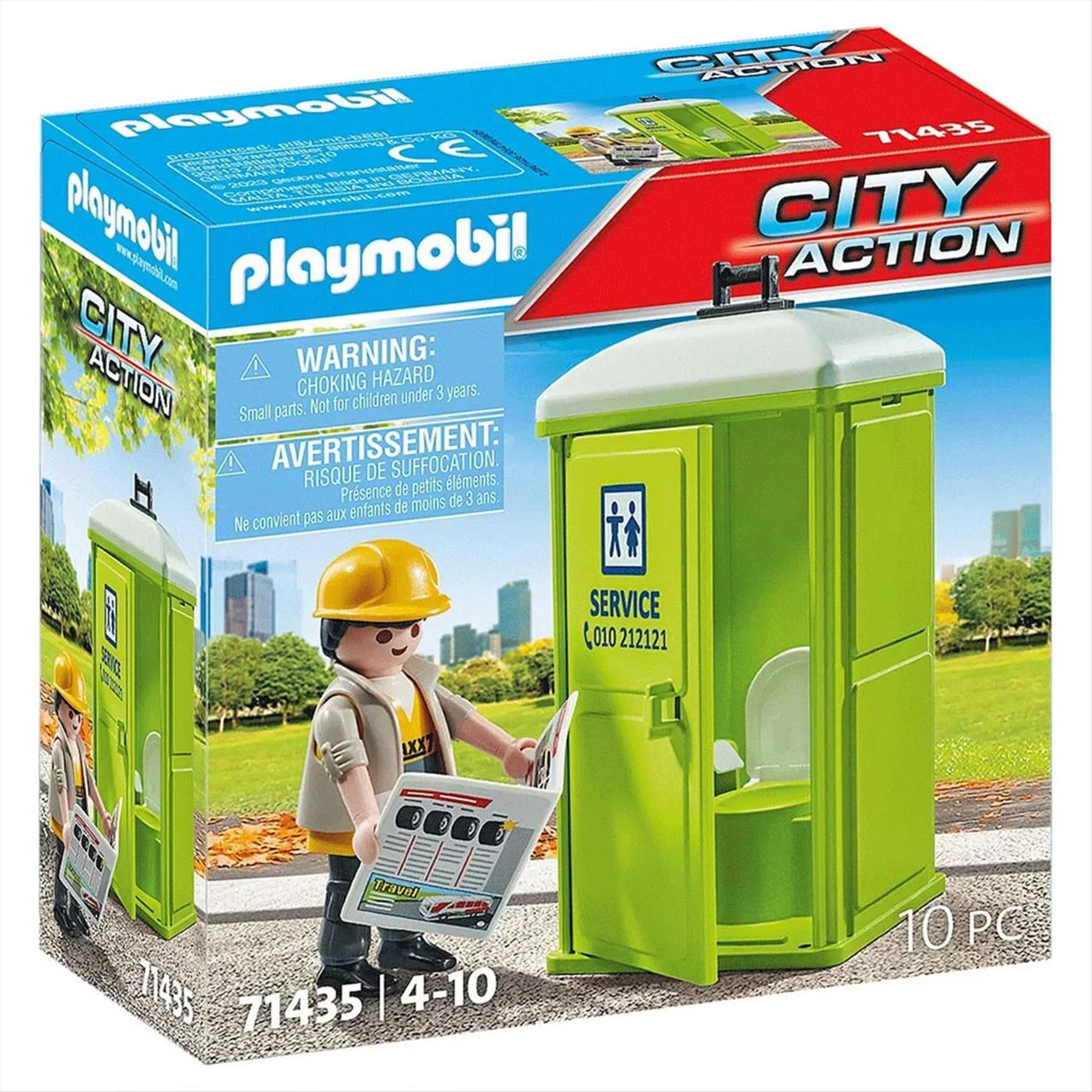 Φωτογραφία προϊόντος: Playmobil City Action Χημική Τουαλέτα - 71435