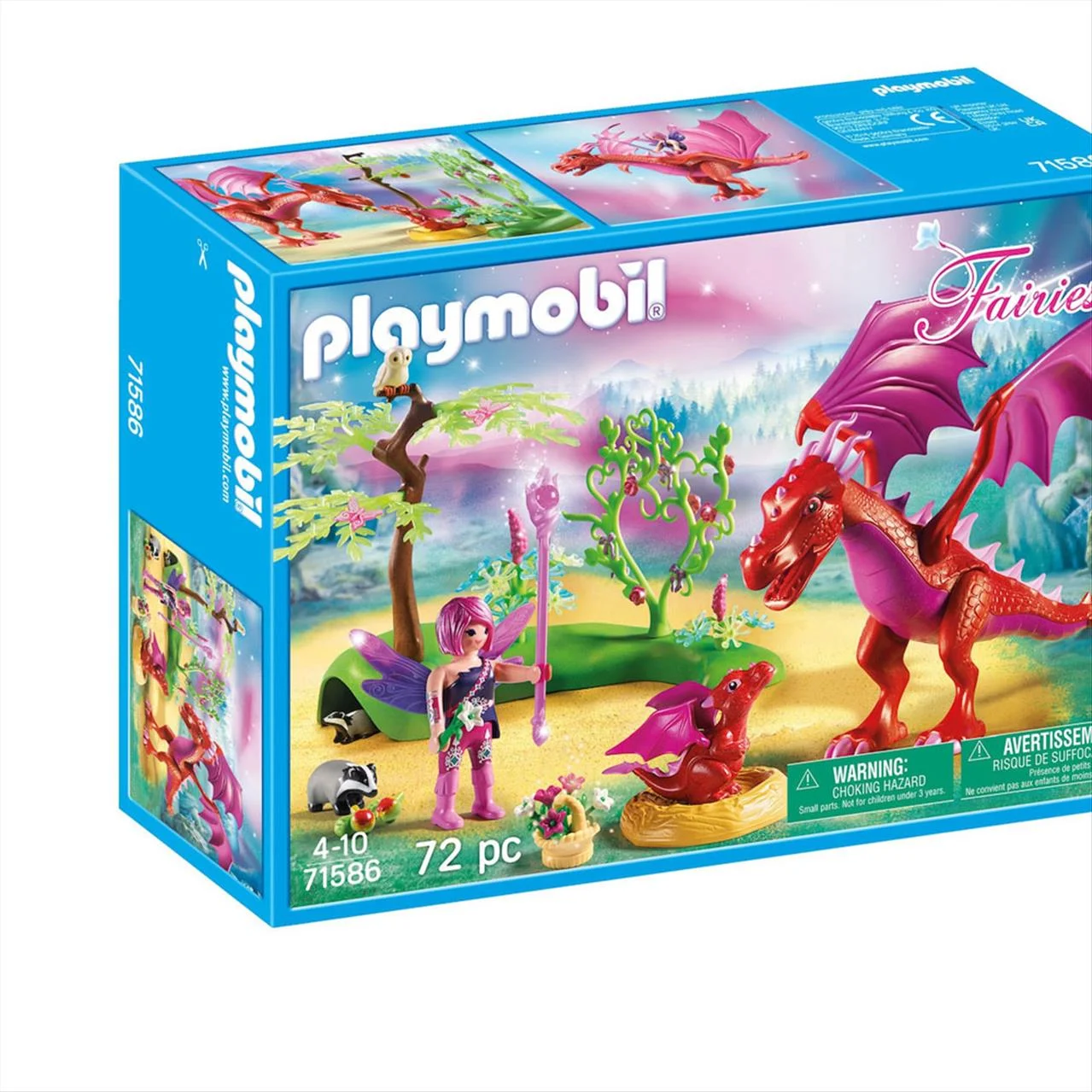 Φωτογραφία προϊόντος: Playmobil Fairies Mαμά Δράκος Με Το Μικρό Της - 71586