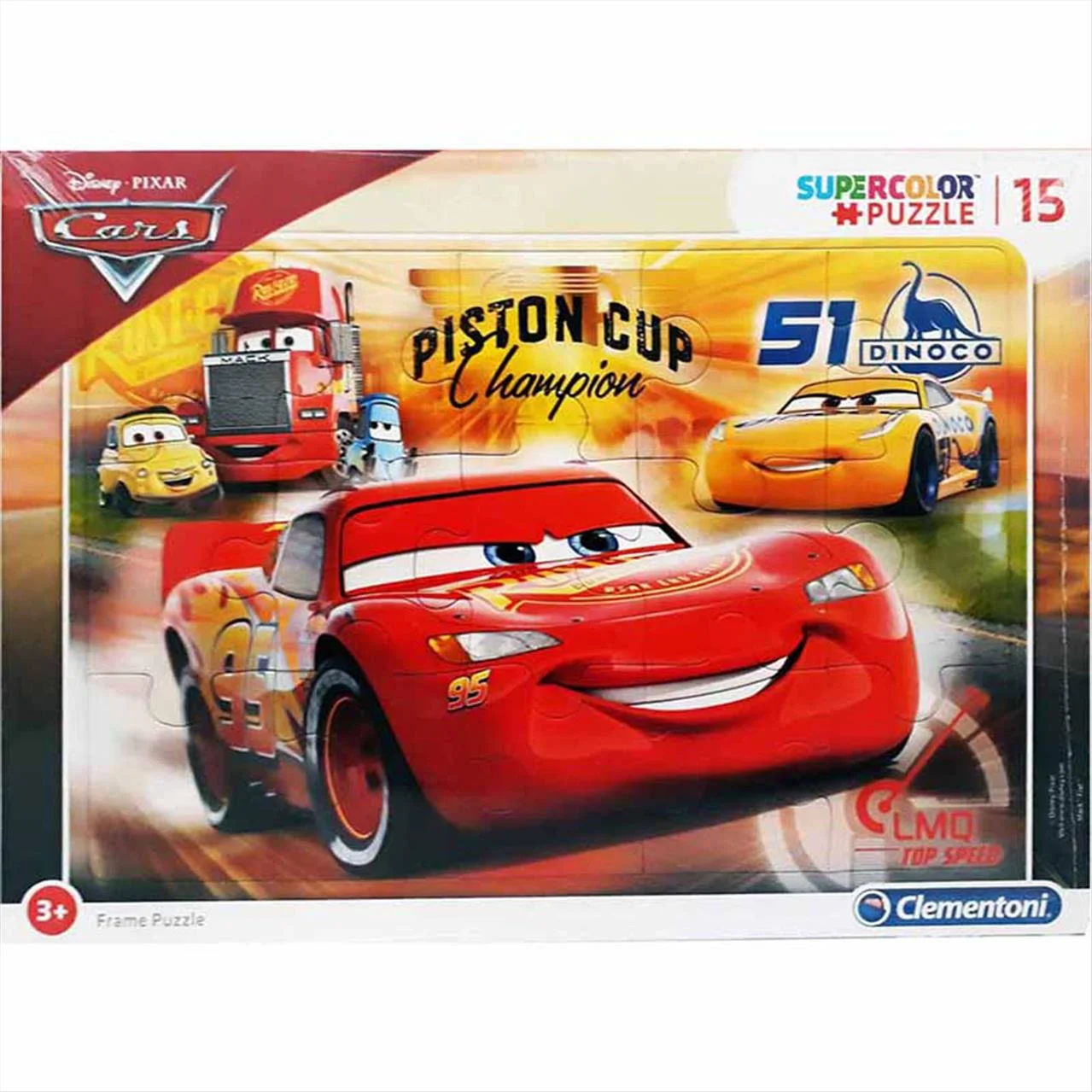 Φωτογραφία προϊόντος: AS Company AS Clementoni -Puzzle Cars Piston Cup Champion 15pcs - 1200-87007