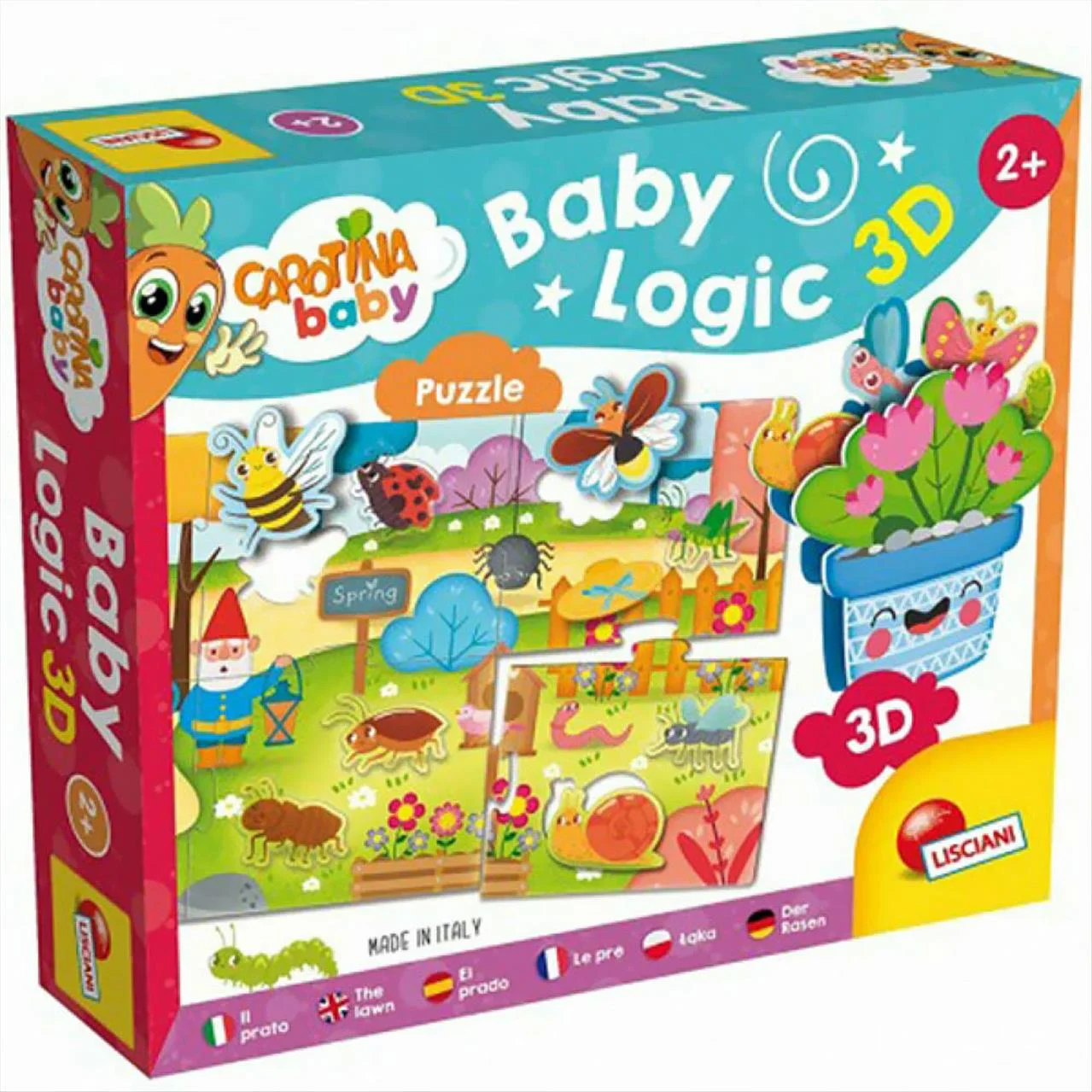 Φωτογραφία προϊόντος: Lisciani Carotina Baby Logic 3D Garden - 820-92550