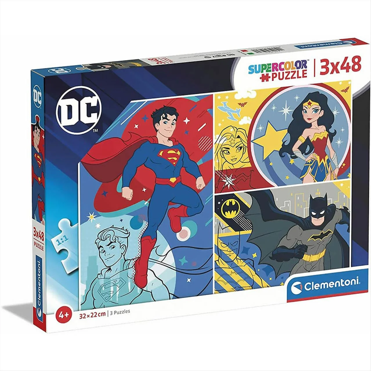 Φωτογραφία προϊόντος: AS Company AS Clementoni - Puzzle DC Comics 3x48pcs. - 1200-25272
