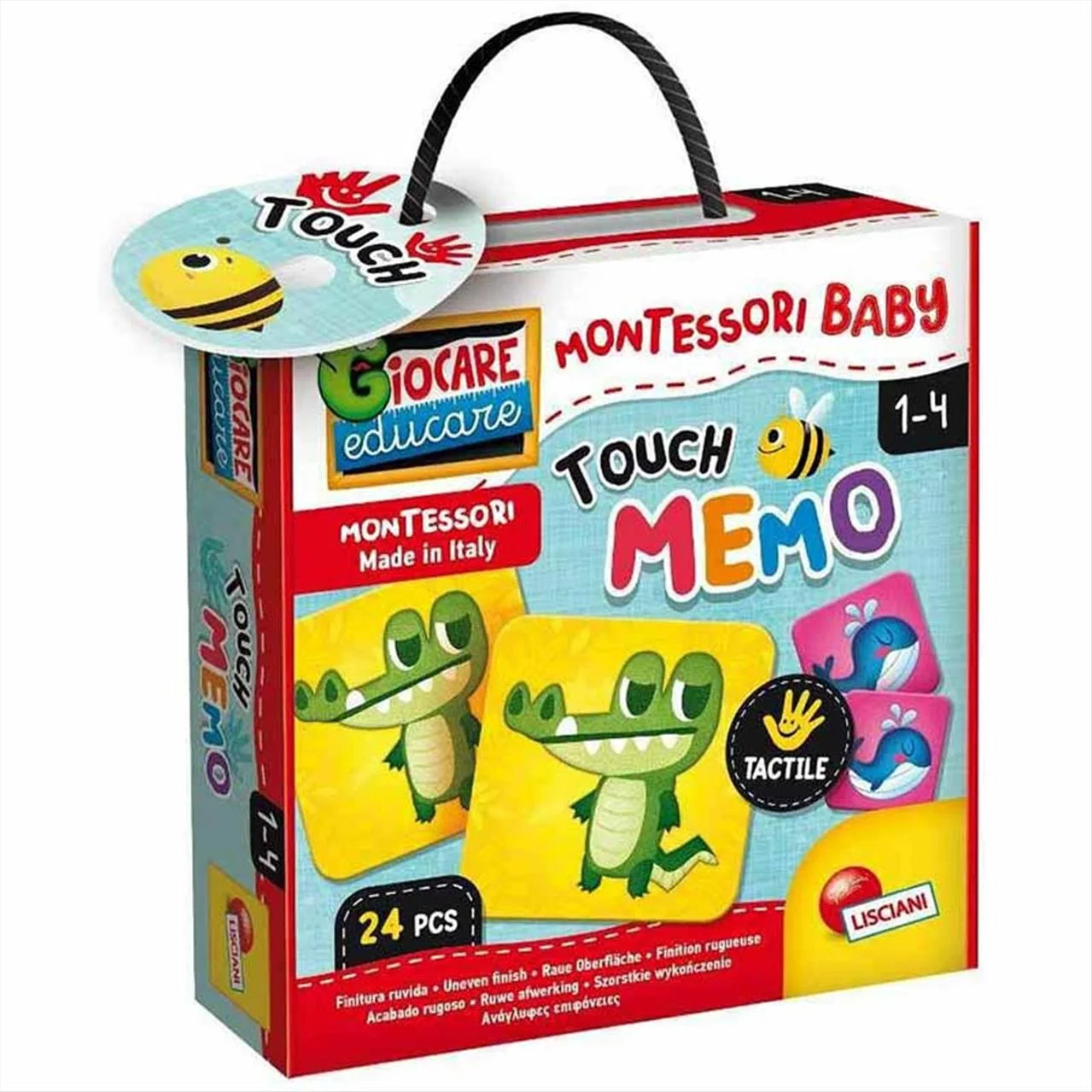 Φωτογραφία προϊόντος: Lisciani - Giochi Baby Touch Λογική Montessori - Εκπαιδευτικό Παιχνίδι Γνώσεων - 820-92703