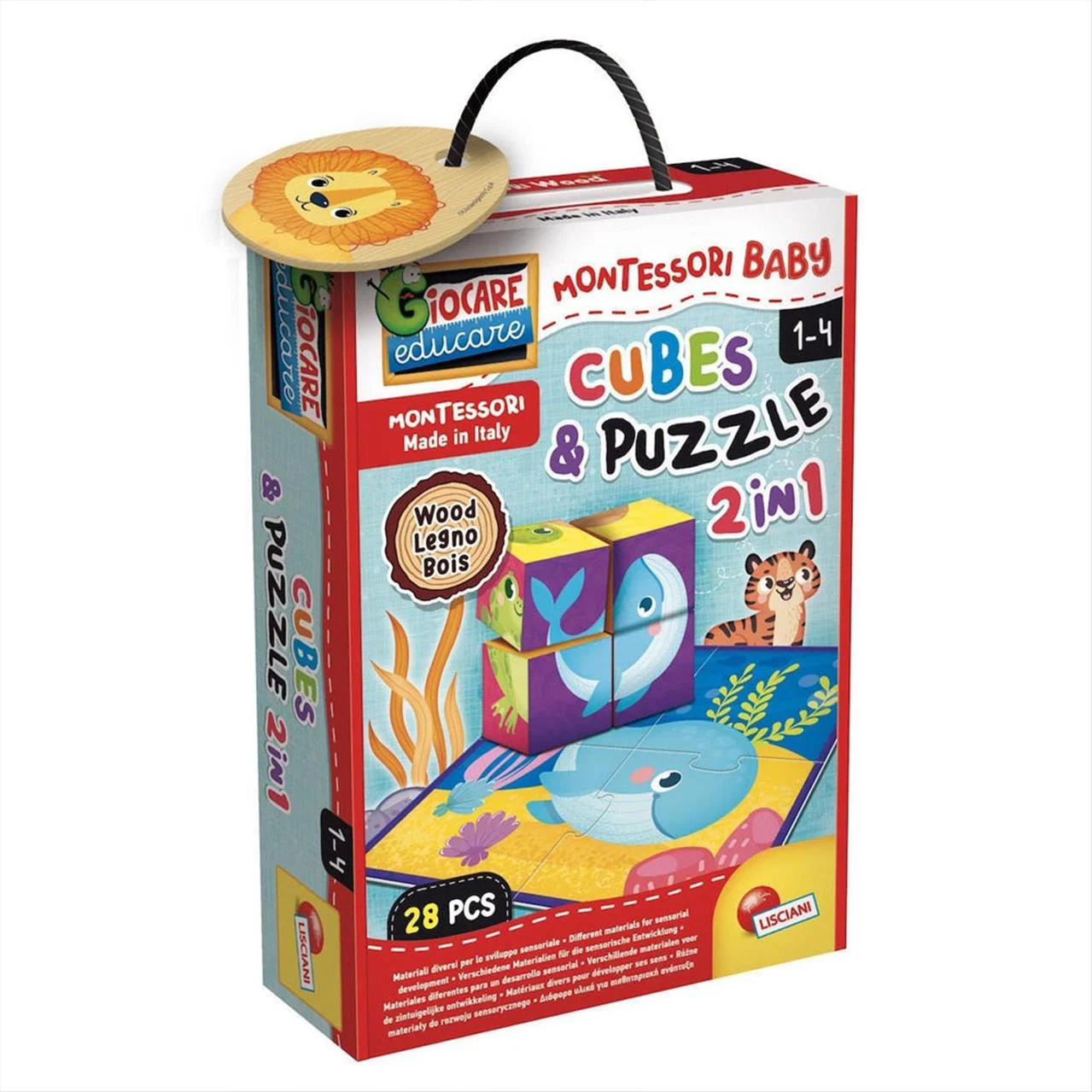 Φωτογραφία προϊόντος: Lisciani Montessory Baby Cubes & Puzzle - 820-98347