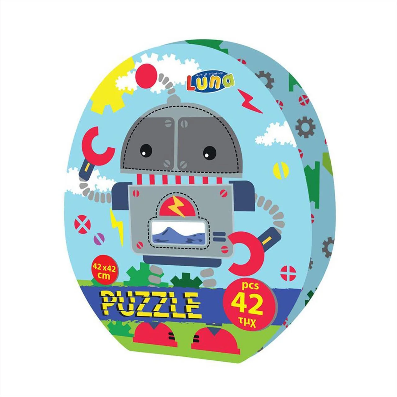 Φωτογραφία προϊόντος: Luna - Puzzle 42Pcs. - Ρομποτάκι - 000621741