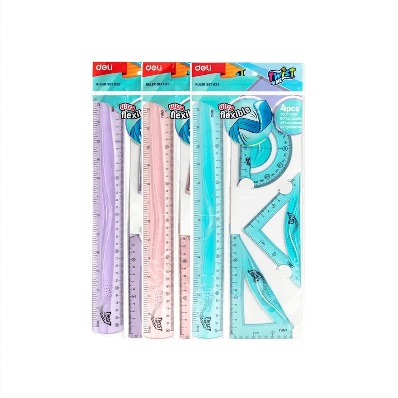 Φωτογραφία προϊόντος: Metron Σετ Γεωμετρίας Ultra Flexible 30cm 4τμχ. EH23 - 231.908902