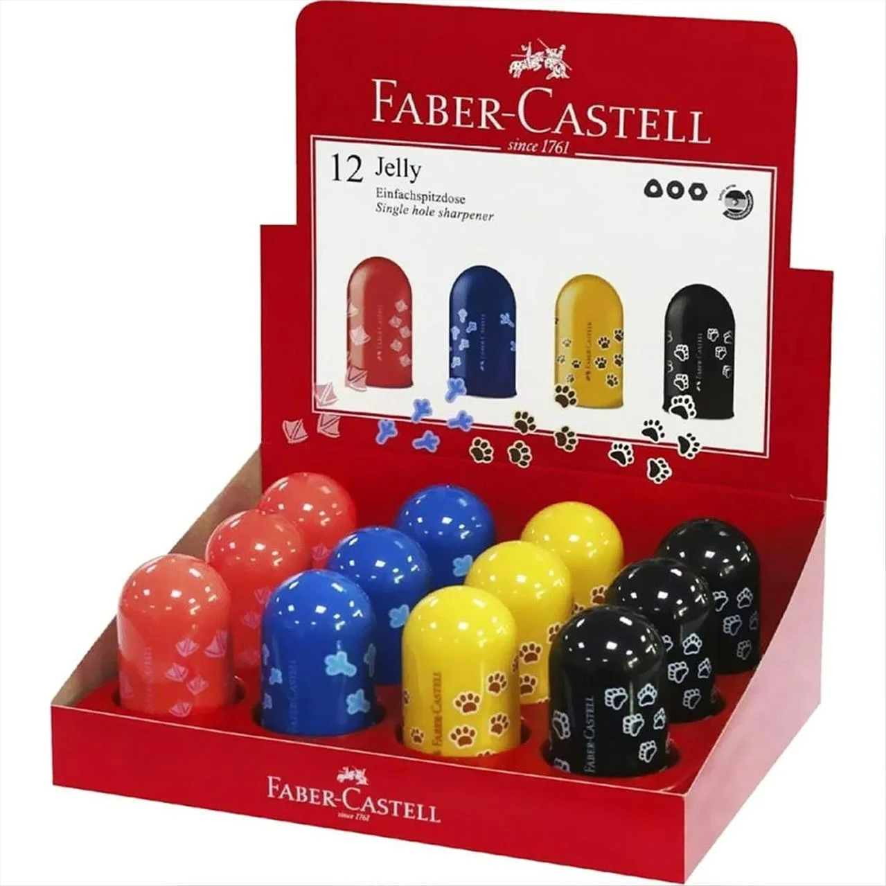 Φωτογραφία προϊόντος: Faber Castell Ξύστρα Μotif Πατουσάκια - 583213