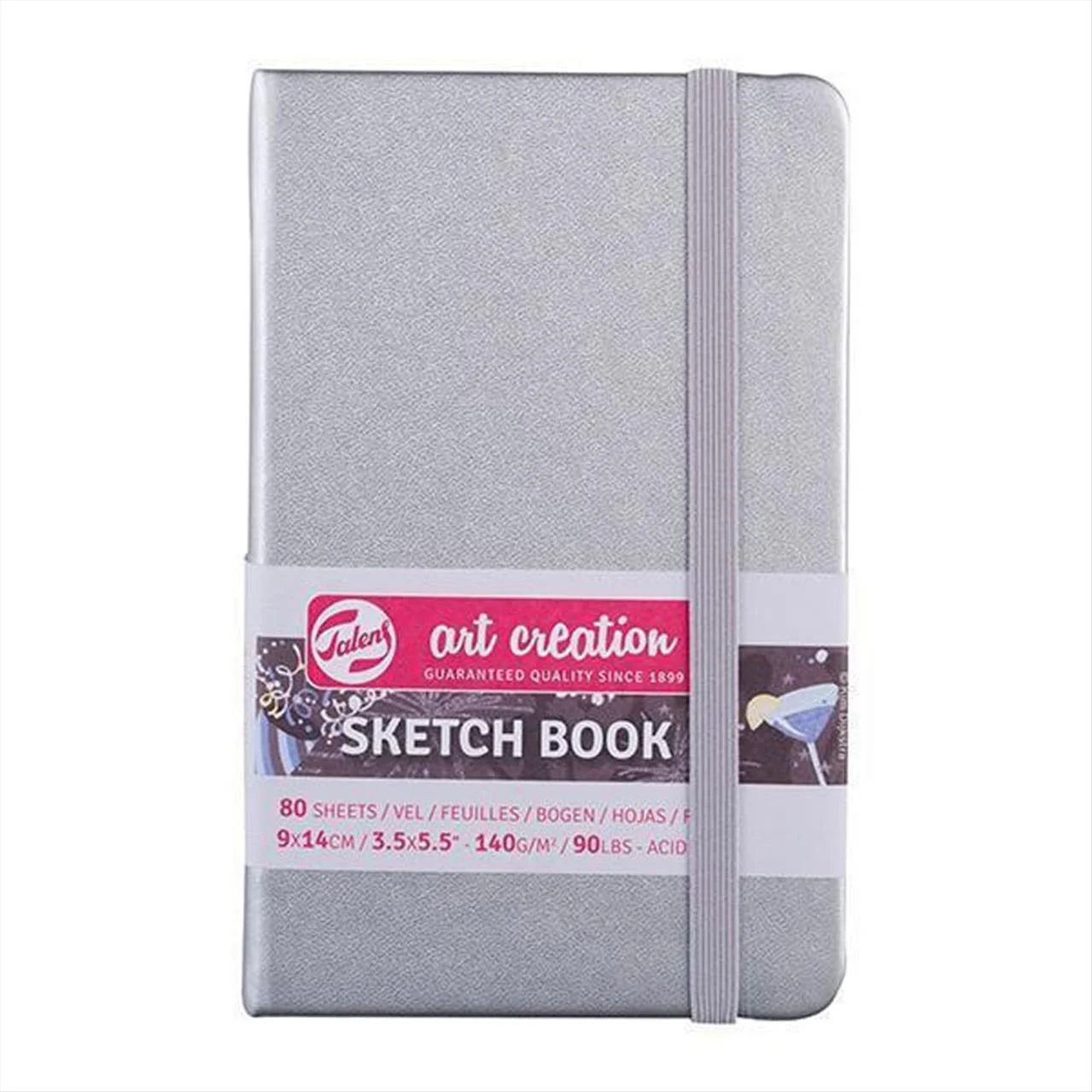 Φωτογραφία προϊόντος: Royal Talens Talens Art And Creation Sketchbook 9x14 140gr 80pgs Silver - 9314041Μ
