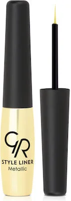 Φωτογραφία προϊόντος: Golden Rose Style Liner Metallic Metallic Πινέλο Eye Liner 02 6.5ml
