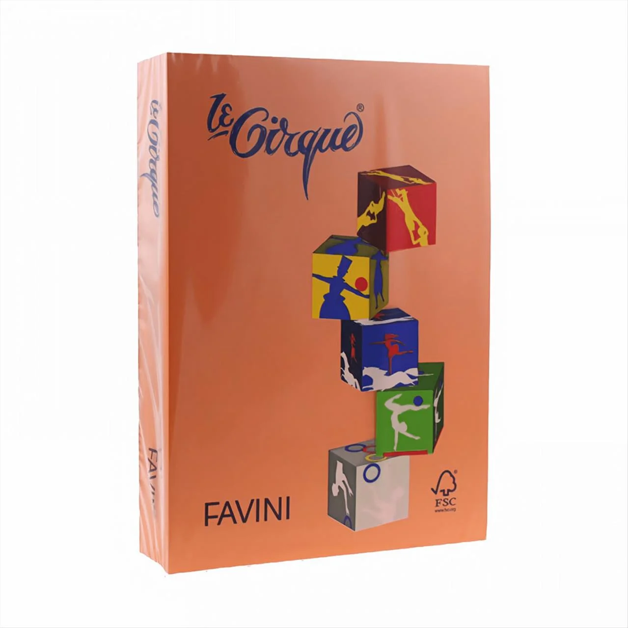 Φωτογραφία προϊόντος: Favini Le Cirque Χρωματιστό Χαρτί A4 80gr 500 Φύλλα Arancio Tropico - 80-205