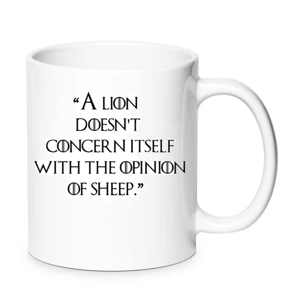 Φωτογραφία προϊόντος: Game Of Thrones mug A Lion doesn t concern itself Κούπα No3 330ml Κεραμική