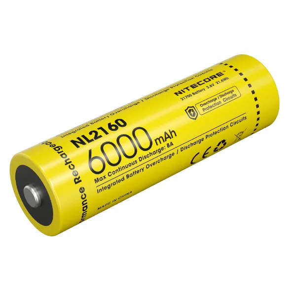 Φωτογραφία προϊόντος: NITECORE NL2160 Επαναφορτιζόμενη Μπαταρία 21700 6000mAh