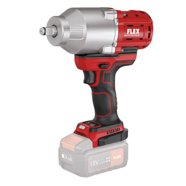 Φωτογραφία προϊόντος: FLEX IW 1/2" 950 18.0-EC C Μπουλονόκλειδο 1/2" Μπαταρίας 18V Brushless 950Nm Χωρίς Μπαταρία και Φορτιστή SOLO (530189)