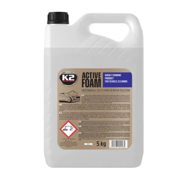 Φωτογραφία προϊόντος: K2 ACTIVE FOAM M100 Σαμπουάν Πλυσίματος Αυτοκινήτου Ενεργού Αφρού 5lt