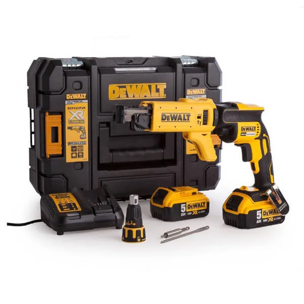 Φωτογραφία προϊόντος: DEWALT DCF620P2K Κατσαβίδι Γυψοσανίδας 18V Brushless Αυτοτροφοδοτούμενο με 2Χ5Ah Μπαταρίες και Φορτιστή