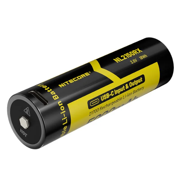 Φωτογραφία προϊόντος: NITECORE NL2150RX Επαναφορτιζόμενη Μπαταρία 21700 5000mAh RX με USB-C