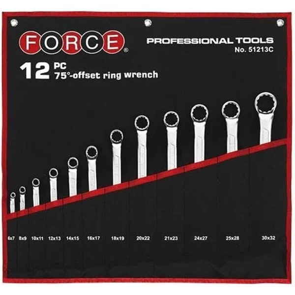 Φωτογραφία προϊόντος: FORCE 51213C Πολύγωνα Κλειδιά Σετ 12 Τμχ Σε κασετίνα