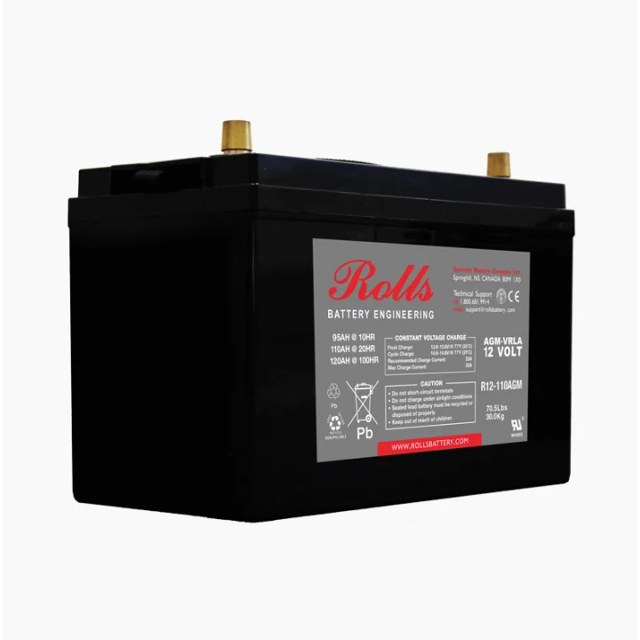 Φωτογραφία προϊόντος: Rolls AGM R12-110 12V 110Ah