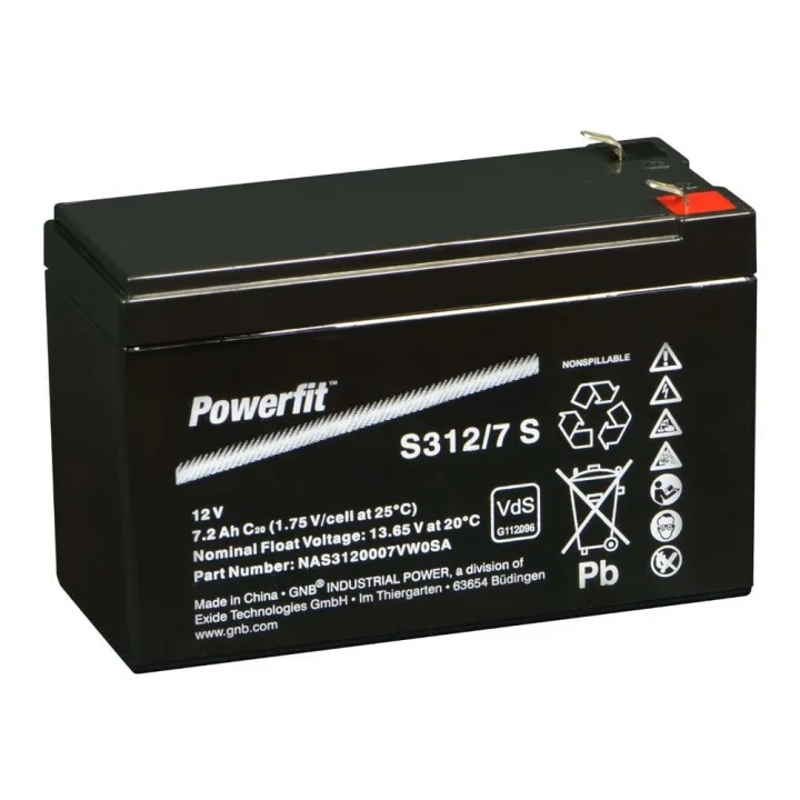 Φωτογραφία προϊόντος: EXIDE EUROPE Powerfit S312/7 12V 7.2AH