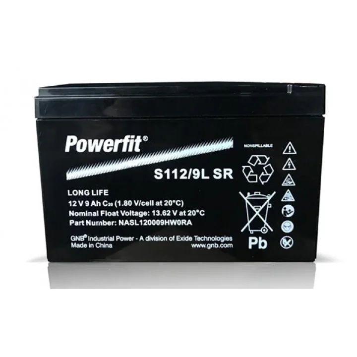 Φωτογραφία προϊόντος: EXIDE EUROPE Powerfit S112/9SR 12V 9AH