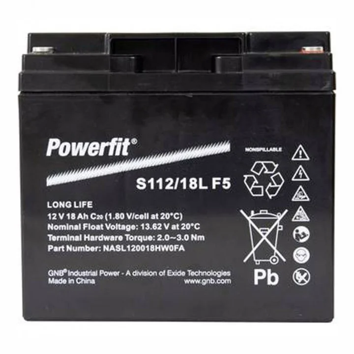 Φωτογραφία προϊόντος: EXIDE EUROPE Powerfit S112/18 F5 12V 18AH