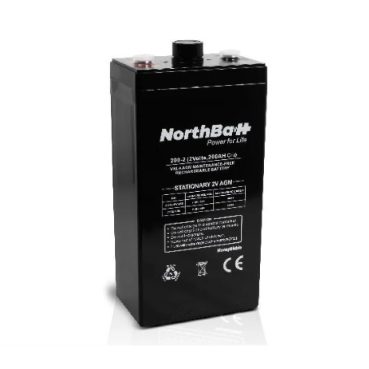 Φωτογραφία προϊόντος: Northbatt Stationary AGM 2V 200Ah