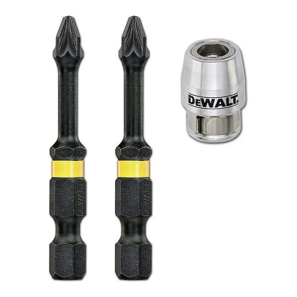 Φωτογραφία προϊόντος: DEWALT DT70535T Μύτες Κατσαβιδιού PZ2 +amp; Μαγνητικός Αντάπτορας Σετ 2 τεμάχια