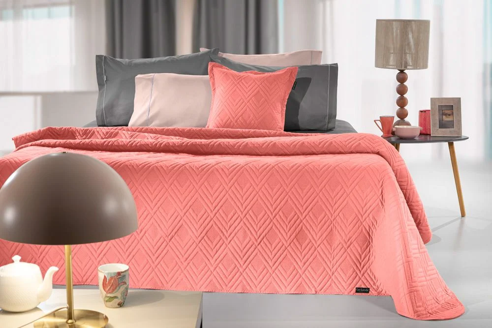 Φωτογραφία προϊόντος: Κουβερλί Σετ King Size Guy Laroche 250x240 Curves Coral