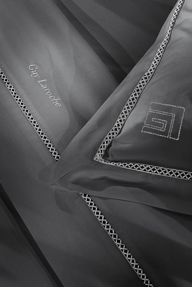 Φωτογραφία προϊόντος: Guy Laroche Σεντόνια Σετ King Size 270x280 Blend Anthracite Cotton-Satin