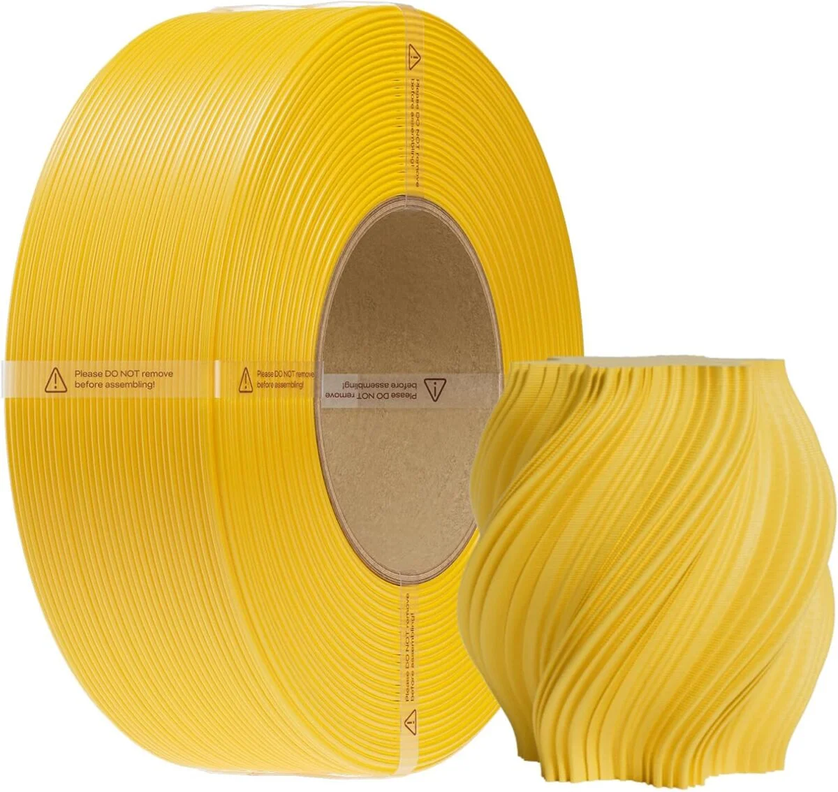 Φωτογραφία προϊόντος: Creality CR-PETG Yellow - No Reel 3D Printer Filament, Hard Glossy, Tensile 49MPA, 1 kg Spool1.84