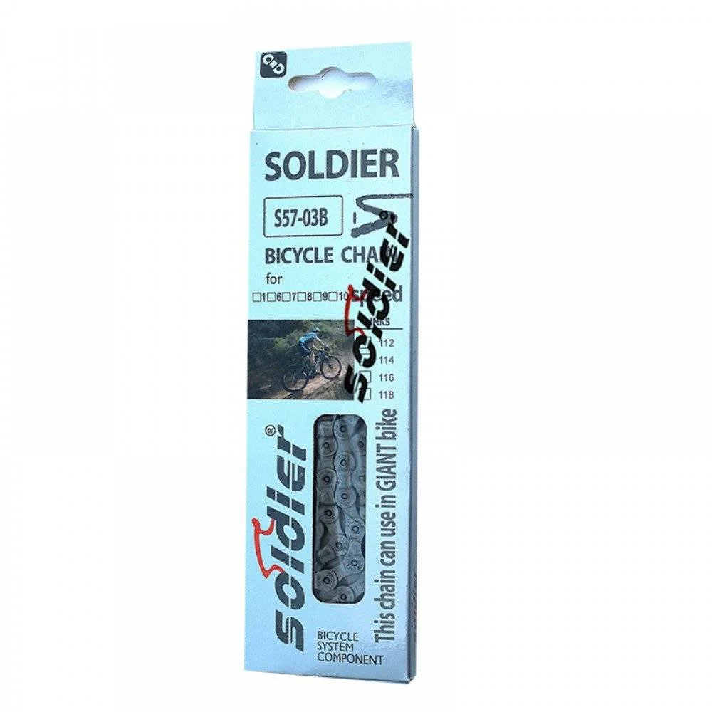 Φωτογραφία προϊόντος: SOLDIER ΑΛΥΣΙΔΑ ΠΟΔΗΛΑΤΟΥ 6/7/8sp 116L S57-03B