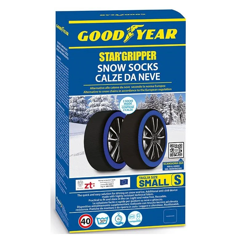 Φωτογραφία προϊόντος: Goodyear Small Αντιολισθητικές Χιονοκουβέρτες για Επιβατικό Αυτοκίνητο 2τμχ, 77961