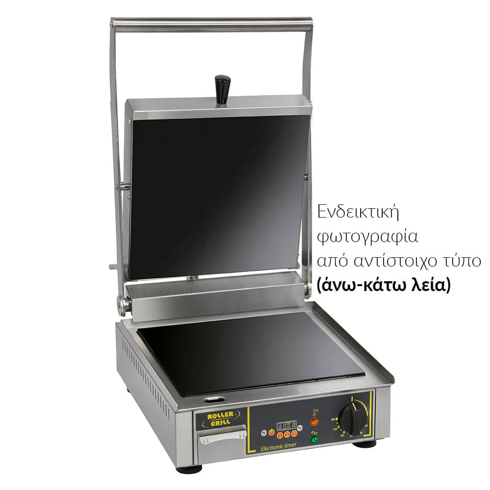 Φωτογραφία προϊόντος: Τοστιέρα κεραμική ROLLER GRILL GVS335R Premium άνω-κάτω ραβδωτη