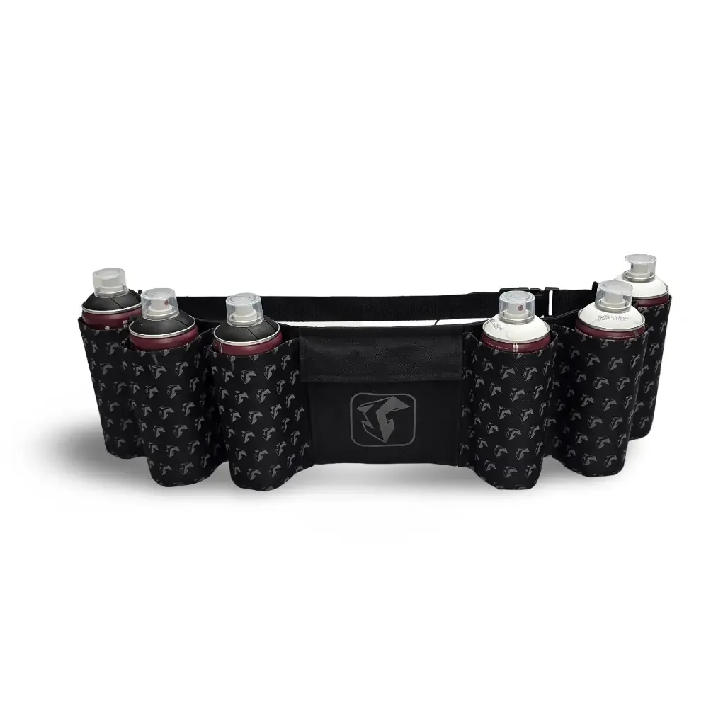 Φωτογραφία προϊόντος: 3DEE MURALS 3DeeMurals Graffiti Spray Can Belt – 6 Cans Premium