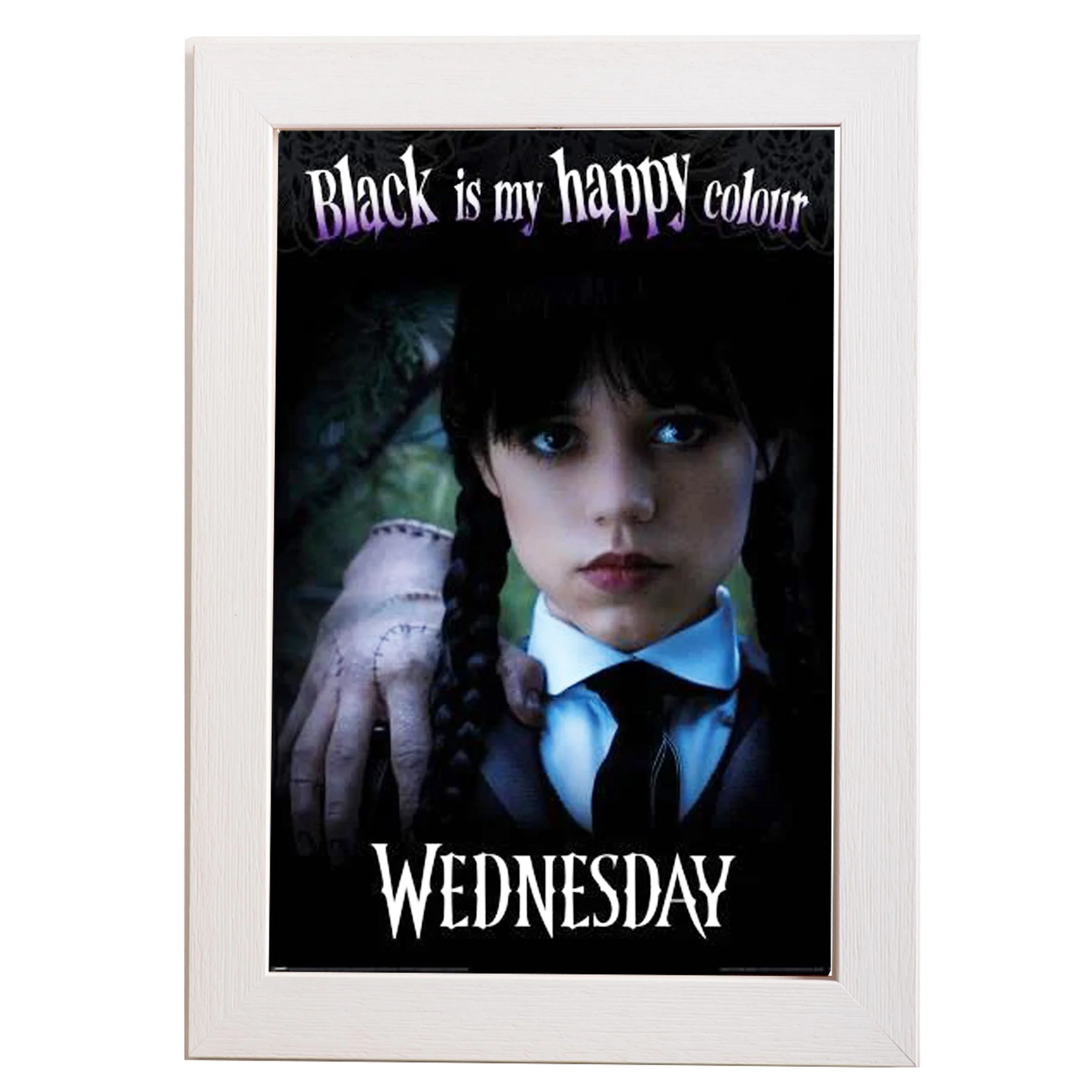 Φωτογραφία προϊόντος: HOPER Αφίσα , Pyramid Poster, Wednesday (Black Is My Happy Colour) 61x91,5εκ Κορνίζα Ξύλινη Σε 10 Χρώματα Με Ακρυλικό Τζάμι Άθραυστο K29+PP35292