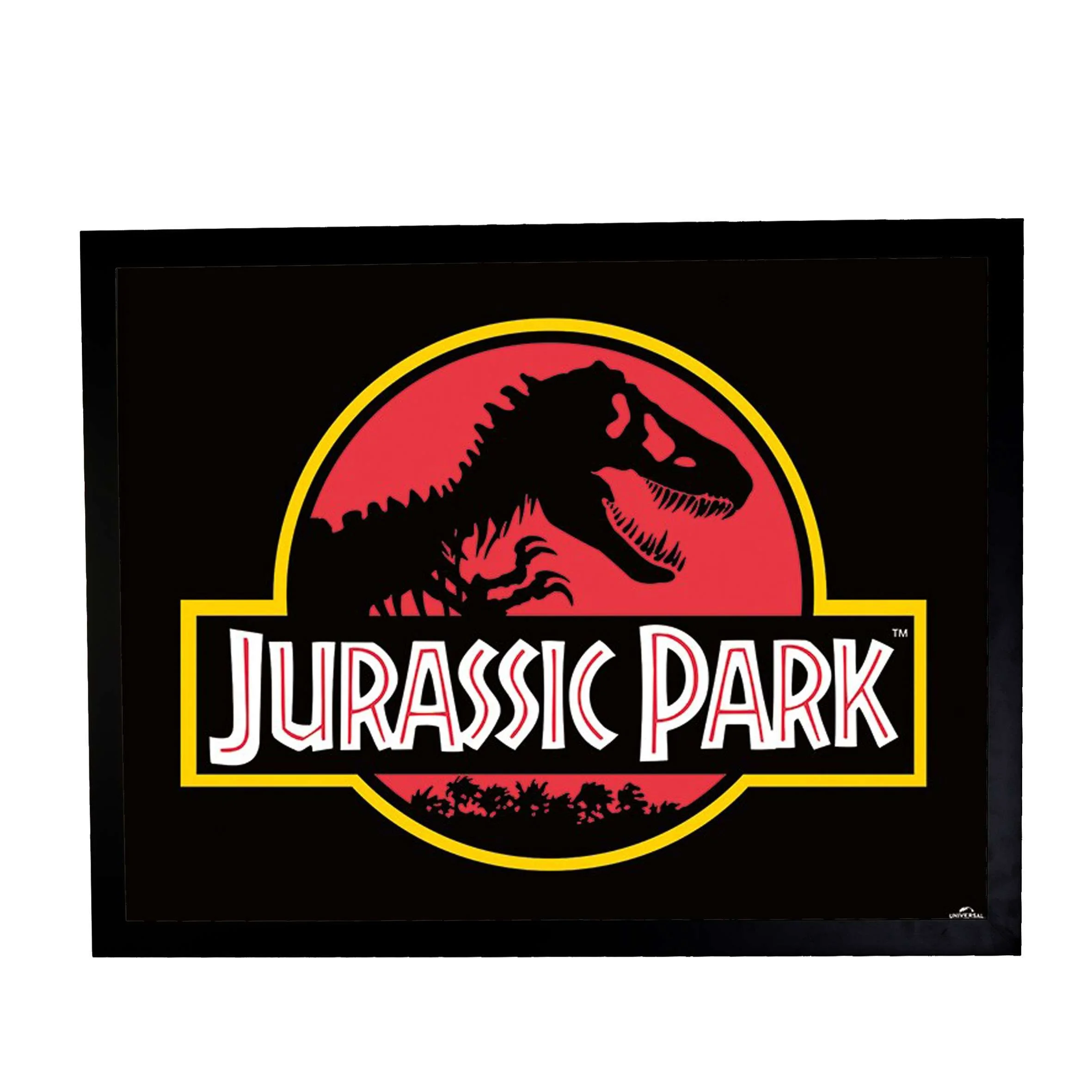 Φωτογραφία προϊόντος: HOPER Αφίσα Jurassic Park Classic Logo 40x50εκ Κορνίζα Ξύλινη Χρώμα Μαύρο Με Τζάμι MAT K1041-69
