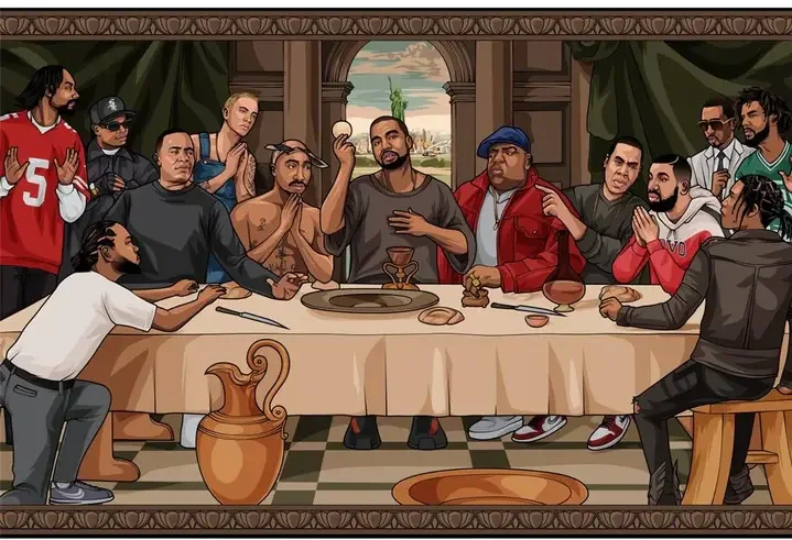 Φωτογραφία προϊόντος: PYRAMID POSTER Αφίσα , The Last Supper Of Hip Hop 61×91,5εκ (PP35358)
