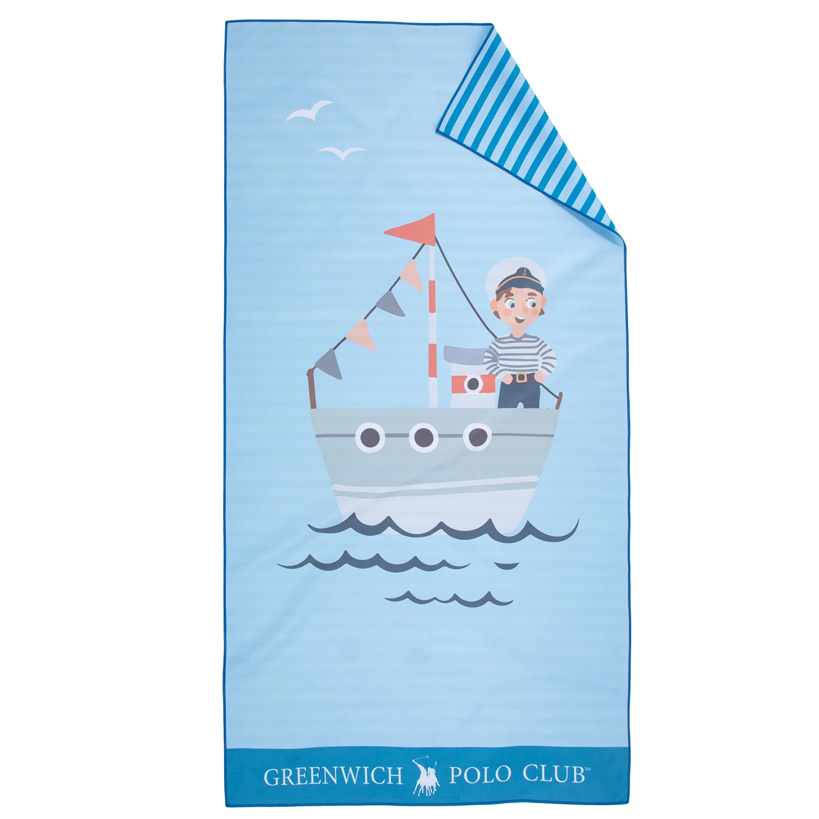 Φωτογραφία προϊόντος: Greenwich Polo Club Junior Πετσετα Θαλασσης 70Χ140 4178 Blue Blue