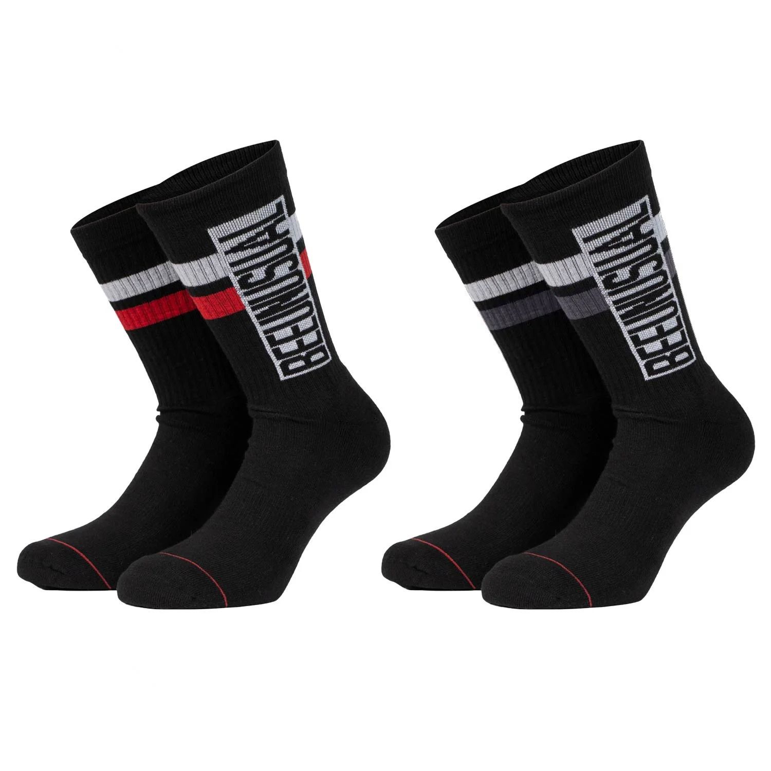 Φωτογραφία προϊόντος: Bee Unusual “Original” Solid Crew 2pack black socks