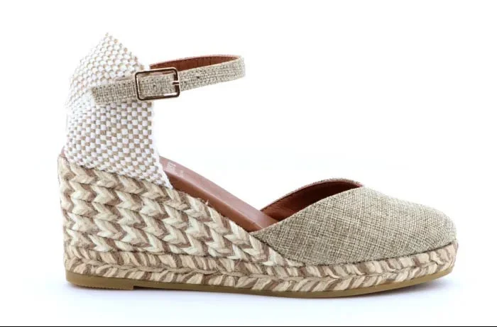 Φωτογραφία προϊόντος: Viguera Shoes Γυναικείες Εσπαντρίγιες Viguera 2324 σε Μπεζ χρώμα