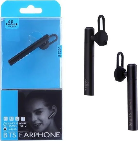 Φωτογραφία προϊόντος: OEM Ellietech BT203 Earbud Bluetooth Handsfree Ακουστικό Μαύρο