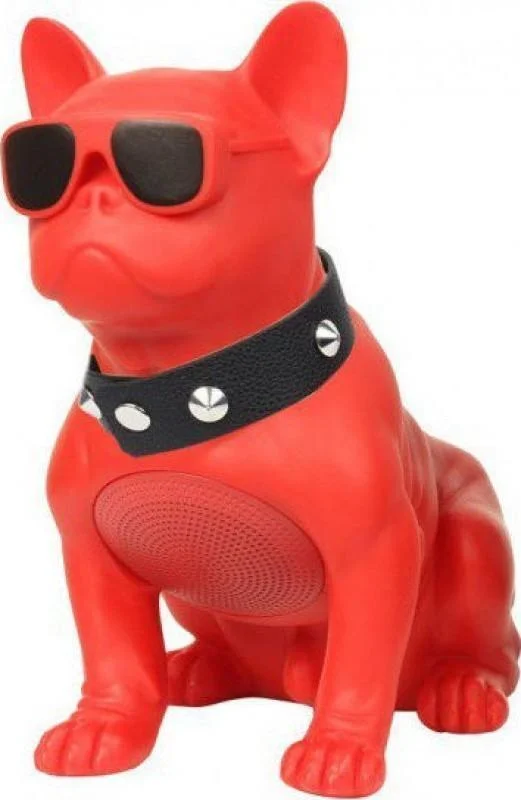 Φωτογραφία προϊόντος: OEM H-M10 Bulldog Head Rotatable Ηχείο Bluetooth 5W με διάρκεια μπαταρίας έως 6 ώρες Κόκκινο