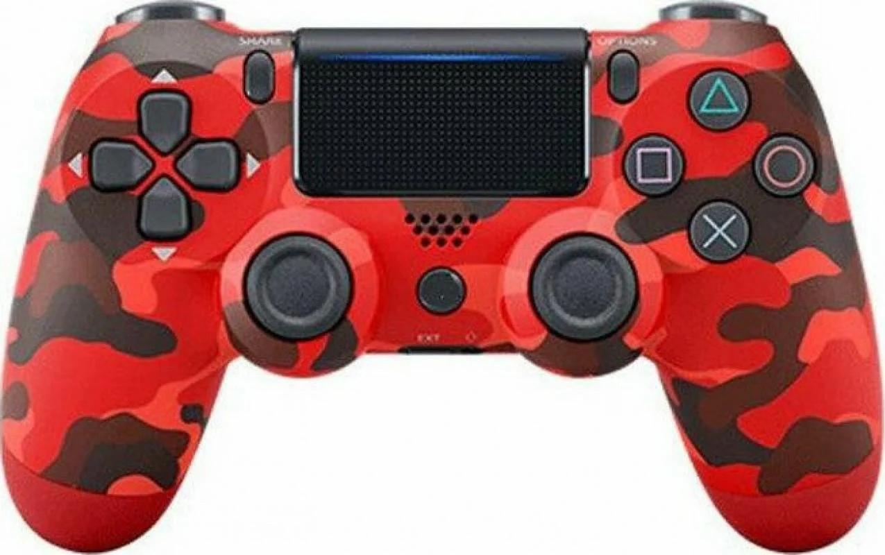 Φωτογραφία προϊόντος: OEM Doubleshock Ασύρματο Gamepad για PS4 Camouflage Red