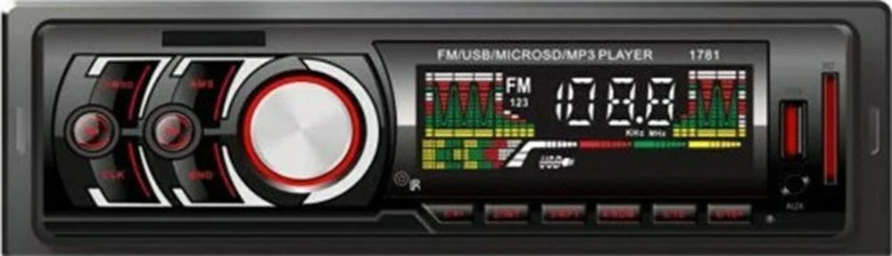 Φωτογραφία προϊόντος: OEM 1781BT Ηχοσύστημα Αυτοκινήτου Universal 1DIN (Bluetooth/USB/AUX) με Αποσπώμενη Πρόσοψη
