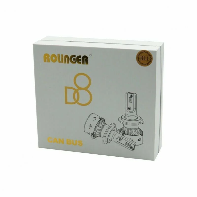 Φωτογραφία προϊόντος: OEM Λάμπες LED Rolinger D8 H11 12V 36W 2τμχ AU-00320