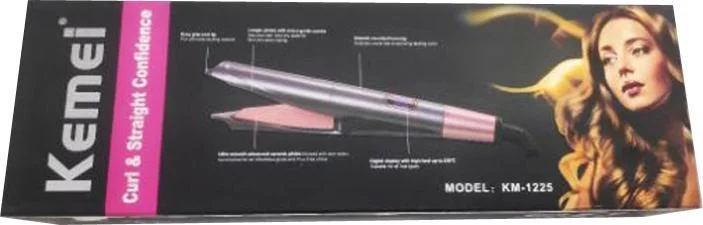 Φωτογραφία προϊόντος: Kemei Curl & Straight Confidence Πρέσα Μαλλιών 50W