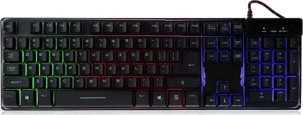 Φωτογραφία προϊόντος: Andowl Q-801 Gaming Πληκτρολόγιο με Φωτιζόμενα πλήκτρα (Αγγλικό US)